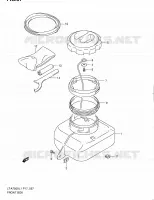 GLOVE BOX for Suzuki KINGQUAD 750 2011