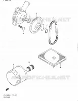 OIL PUMP for Suzuki KINGQUAD 750 2011