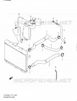 RADIATOR HOSE for Suzuki KINGQUAD 750 2011