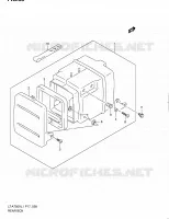 REAR BOX for Suzuki KINGQUAD 750 2011