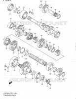 TRANSMISSION (2) for Suzuki KINGQUAD 750 2011