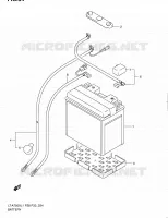 BATTERY for Suzuki KINGQUAD 750 2011