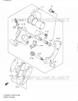 FRONT CALIPER for Suzuki KINGQUAD 750 2011