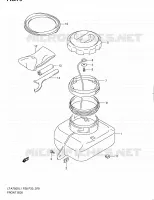GLOVE BOX for Suzuki KINGQUAD 750 2011