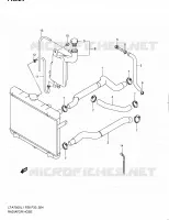 RADIATOR HOSE for Suzuki KINGQUAD 750 2011