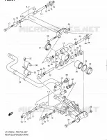 REAR SUSPENSION ARM for Suzuki KINGQUAD 750 2011