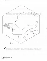 SEAT for Suzuki KINGQUAD 750 2011