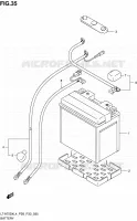BATTERY for Suzuki KINGQUAD 750 2014