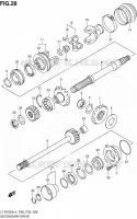 DRIVESHAFT for Suzuki KINGQUAD 750 2014