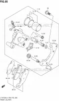 FRONT CALIPER for Suzuki KINGQUAD 750 2014