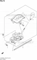 GEAR LEVER for Suzuki KINGQUAD 750 2014