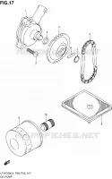 OIL PUMP for Suzuki KINGQUAD 750 2014