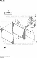 RADIATOR (LT A750XZL4 P33) for Suzuki KINGQUAD 750 2014