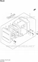 REAR BOX for Suzuki KINGQUAD 750 2014