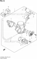 THROTTLE BODY for Suzuki KINGQUAD 750 2014