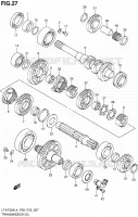 TRANSMISSION (2) for Suzuki KINGQUAD 750 2014