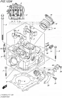 CYLINDER HEAD for Suzuki KINGQUAD 750 2015