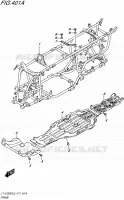 FRAME for Suzuki KINGQUAD 750 2015