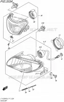 HEADLIGHT for Suzuki KINGQUAD 750 2015