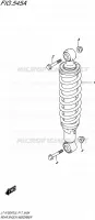 REAR SHOCK ABSORBER for Suzuki KINGQUAD 750 2015
