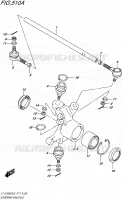 STEERING LINKAGE   HUB for Suzuki KINGQUAD 750 2015