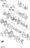 TRANSMISSION (2) for Suzuki KINGQUAD 750 2015