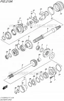 DRIVESHAFT for Suzuki KINGQUAD 750 2016