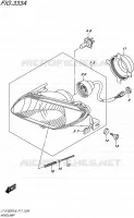 HEADLIGHT for Suzuki KINGQUAD 750 2016