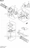 HANDGRIPS   LEVERS  (LT F250L3 E24) for Suzuki OZARK 250 2013