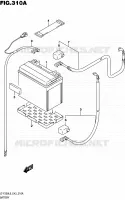 BATTERY for Suzuki OZARK 250 2016