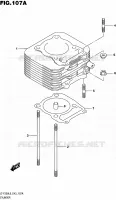 CYLINDER for Suzuki OZARK 250 2016