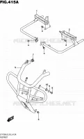 FOOTREST for Suzuki OZARK 250 2016