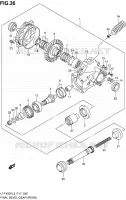 DRIVESHAFT (ARRIERE) for Suzuki KINGQUAD 400 2013
