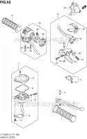 HANDGRIPS   LEVERS  for Suzuki KINGQUAD 400 2013
