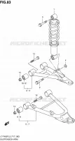 SHOCK ABSORBER   WISHBONE for Suzuki KINGQUAD 400 2013