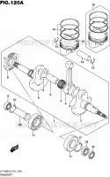 CRANKSHAFT for Suzuki KINGQUAD 400 2016