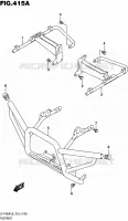 FOOTREST for Suzuki KINGQUAD 400 2016