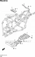 FRAME for Suzuki KINGQUAD 400 2016