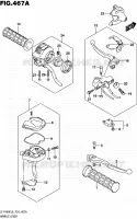 HANDGRIPS   LEVERS  for Suzuki KINGQUAD 400 2016
