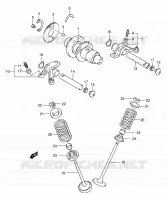 CAMSHAFT   VALVES for Suzuki EIGER 400 2007