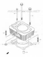 CYLINDER for Suzuki EIGER 400 2007