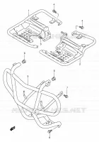 FOOTREST for Suzuki EIGER 400 2007