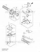 HANDGRIPS   LEVERS  for Suzuki KINGQUAD 400 2010