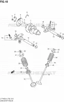 CAMSHAFT   VALVES for Suzuki KINGQUAD 400 2014