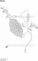 COOLING FAN for Suzuki KINGQUAD 400 2014