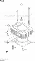 CYLINDER for Suzuki KINGQUAD 400 2014