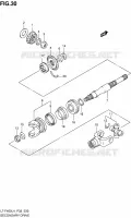 DRIVESHAFT (LT F400ZL4 P33) for Suzuki KINGQUAD 400 2014