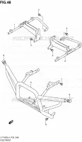 FOOTREST for Suzuki KINGQUAD 400 2014