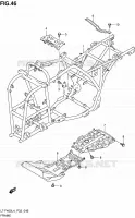 FRAME for Suzuki KINGQUAD 400 2014