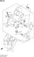 FRONT CALIPER for Suzuki KINGQUAD 400 2014